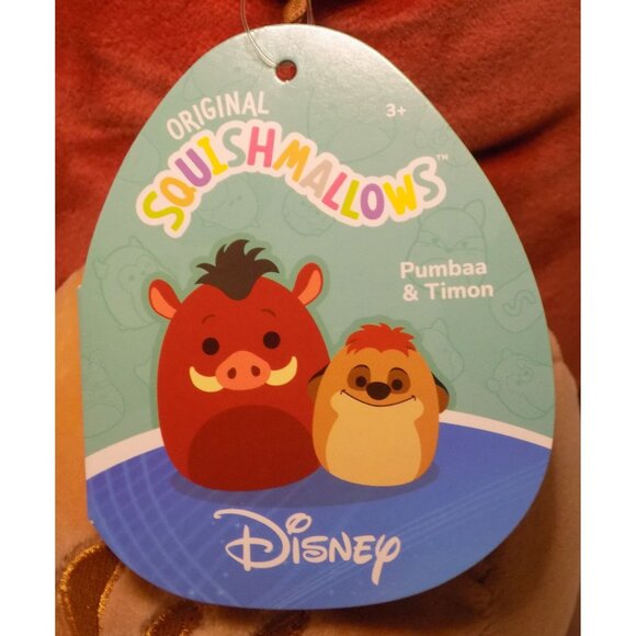 Squishmallows Disney Pumbaa 10” and Timon 4” The Lion King Duo Combo Set New - Picture 6 of 8